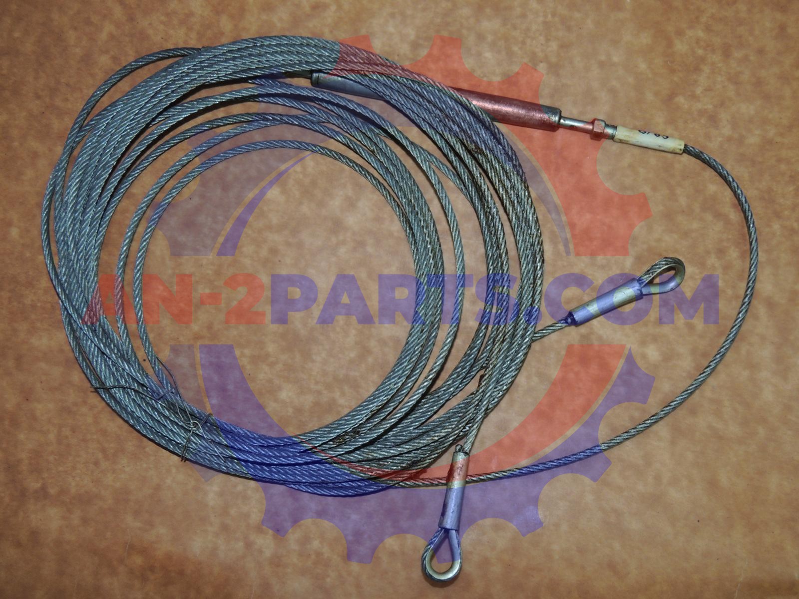 Linka steru wysokości, Elevator cable